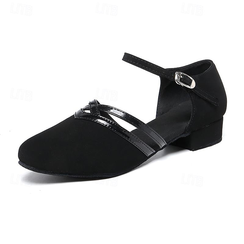 Ella Women's Dance Shoes – Latin and Ballroom Sandals with Stable Heel and Optimal Comfort