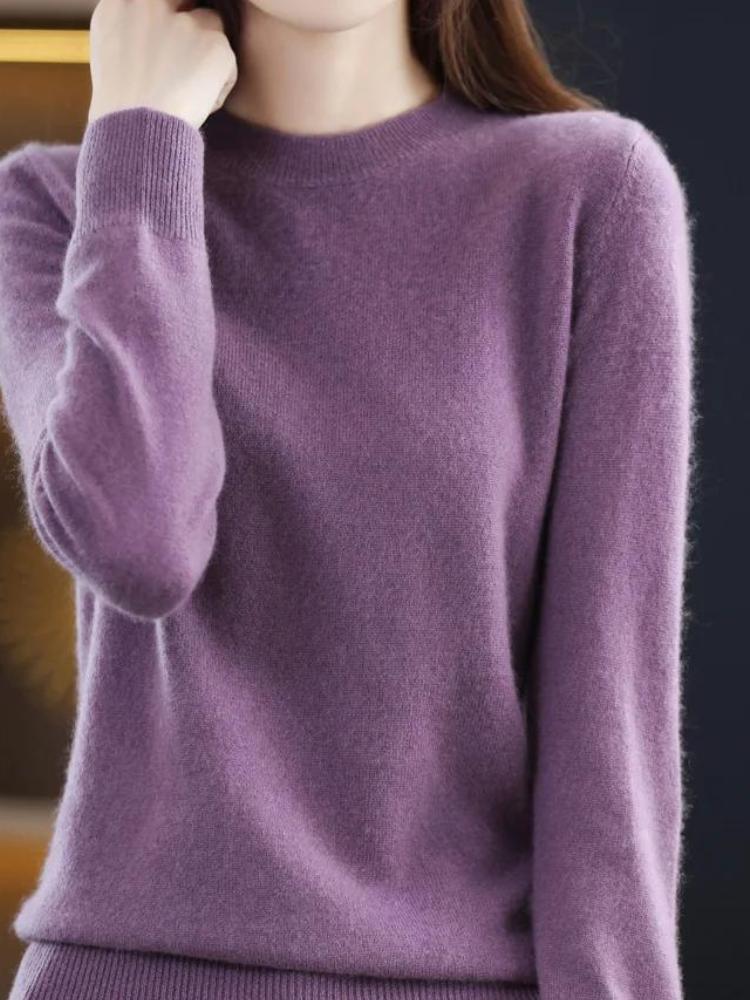 Viviane Women's Knitted Jumper – Soft Knit with an Elegant Cut & Timeless Style