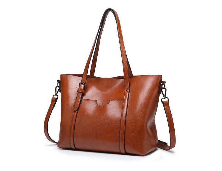Madison Women's Tote Bag - Large Elegant Leather Bag with Ample Capacity for Work