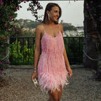Charlotte Robe de Cocktail Femme – Robe Ajustée à Paillettes Élégante pour Soirées et Événements