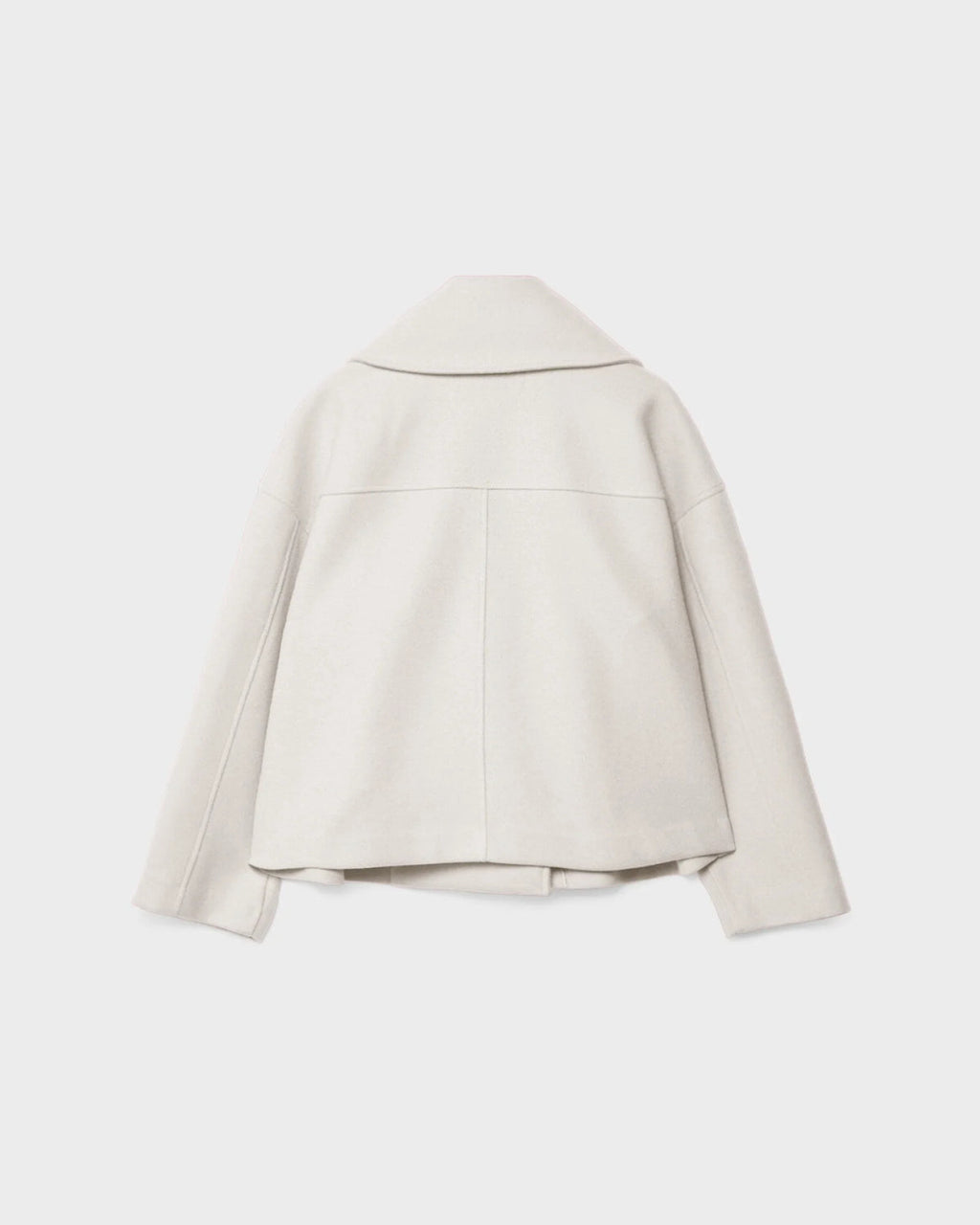 Amelie Women's Jacket – Short Wool Crossover Jacket with Elegant Lapels & Chic Winter Style