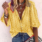 Ashley Blouse d'Été Femme – Chemise Légère et Respirante avec Coupe Élégante
