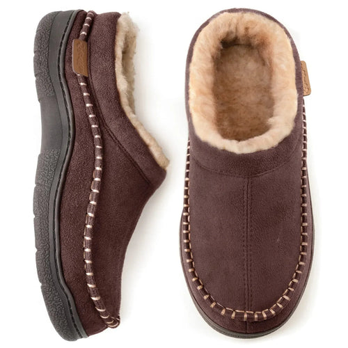 Alaric Men's Slippers – Warm Slippers with Soft Lining and Non-Slip Sole