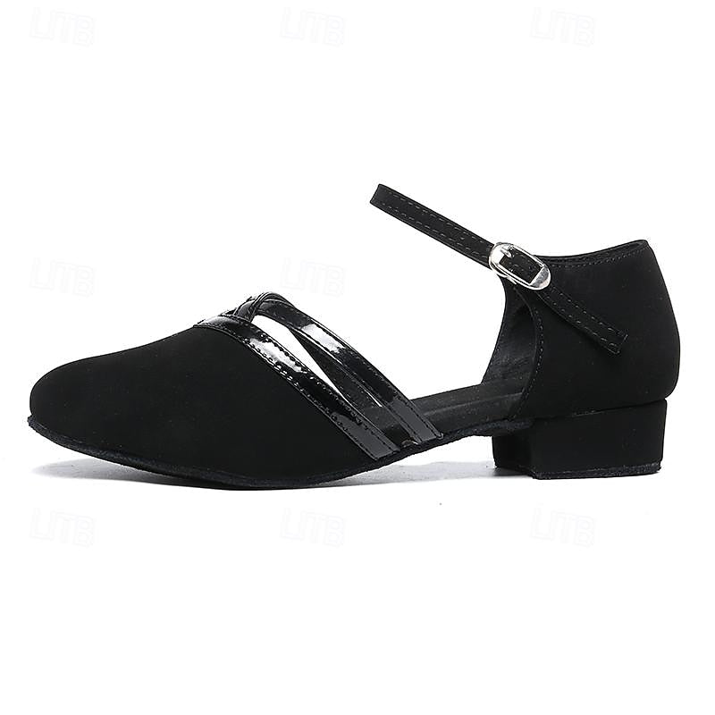 Ella Women's Dance Shoes – Latin and Ballroom Sandals with Stable Heel and Optimal Comfort
