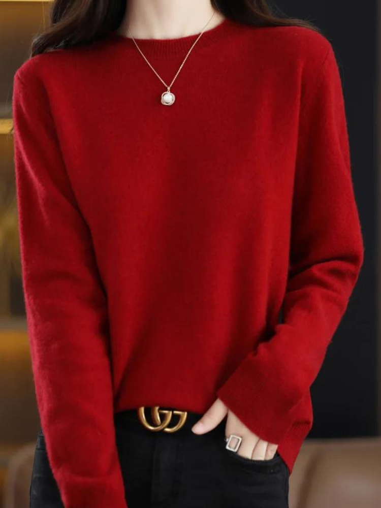 Viviane Women's Knitted Jumper – Soft Knit with an Elegant Cut & Timeless Style