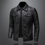 Nathaniel Veste Homme en Cuir – Blouson Élégant en Cuir Premium avec Coupe Intemporelle